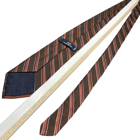 Brooks Brothers 346 Neck Tie Pure Silk Made in USA - Picture 4 of 7